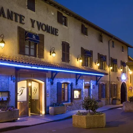 Hotel Logis Tante Yvonne & Son Restaurant Semi-gastronomique - Lyon Nord 3*